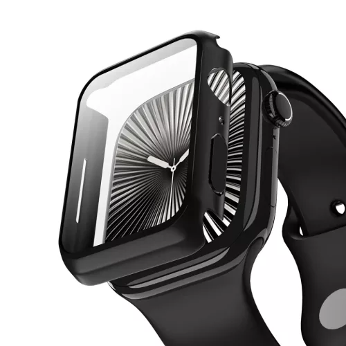 Apple Watch 7 41mm Fekete ANANK kijelzővédő tok