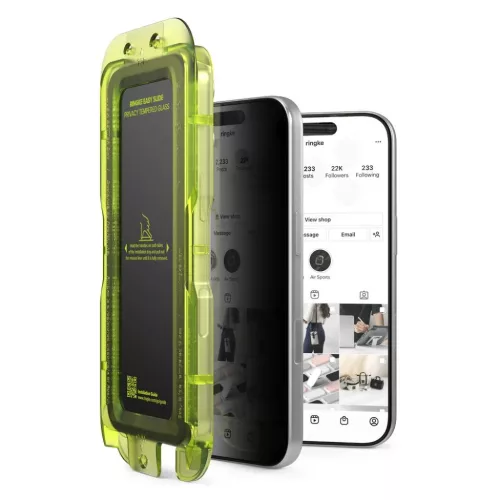 iPhone 17 Pro Ringke Easy Slide 2-pack privát üvegfólia