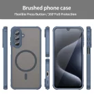 Samsung Galaxy A17 5G Techsuit HaloFrost II MagSafe - Tengerészkék tok