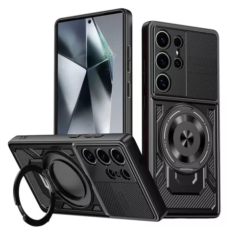 Samsung Galaxy A17 5G Techsuit RuggedCam Fekete tok