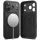 iPhone 17 Pro Fekete Ringke - Silicone Magnetic MagSafe tok