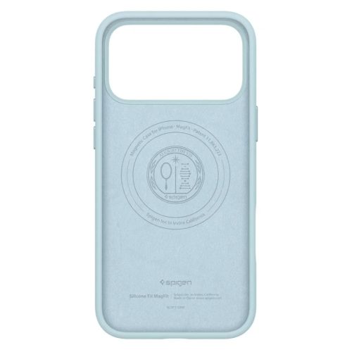 iPhone 17 Pro Max Spigen Silicone Fit Mag Magsafe tok Kék