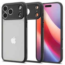 iPhone 17 Pro Max Spigen Ultra Hybrid tok matt fekete