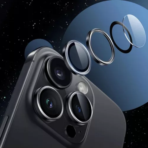 Samsung Galaxy S25 FE Tech-Protect Camring Fit+ kameraüveg átlátszó