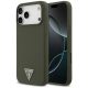 iPhone 17 Pro Max Guess - Silicone Triangle Logo MagSafe (GUHMP17XSCTRLMA) - Khaki tok