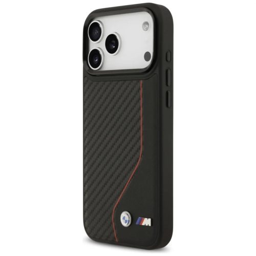 iPhone 17 Pro Max BMW M Carbon Line & Logo MagSafe piros tok