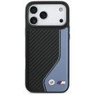 iPhone 17 Pro Max BMW M Carbon Logo MagSafe kék tok