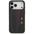 iPhone 17 Pro Max BMW M Kevlar Vonalak & Logó MagSafe fekete tok