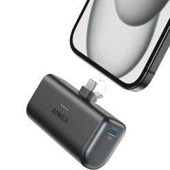   Powerbank Anker Nano USB-C Verzió, 5000mAh, 22.5W, PD, Fekete
