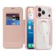 iPhone 17 Pro Max Techsuit SmartMag Book Case - Pink tok