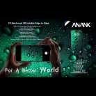 iPhone 17 Pro Fekete ANANK - 3D Invisible 5X Reinforced Edge to Edge üvegfólia