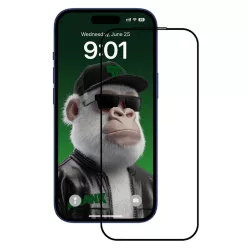   iPhone 17 Air Fekete ANANK - 2.5D 10X Megerősített CG Képernyővédő üvegfólia