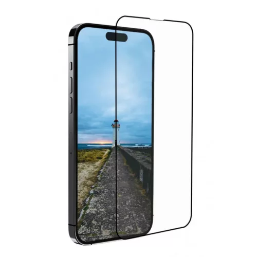 iPhone 17 Pro Fekete ANANK 3D Anti-crack 5X Megerősített Kijelzővédő üvegfólia
