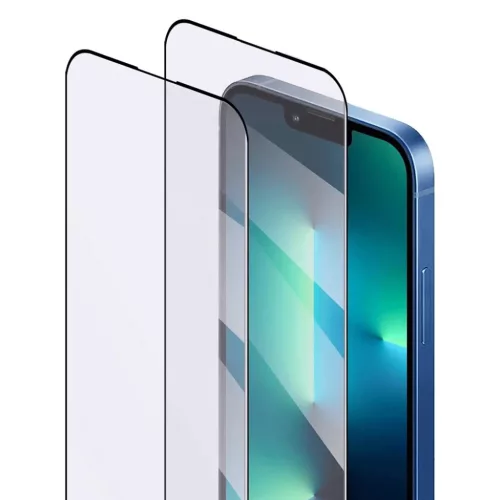 iPhone 17 Pro Fekete ANANK - 2.5D 5X Erősített Ujjlenyomatálló Képernyővédő üvegfólia
