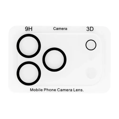 Edzett üveg HARD SILK PRINT kamera (LENCSE) iPhone 17 Pro Max (sziget) üvegfólia