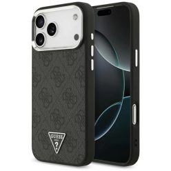   iPhone 17 Pro Max Guess - Hardcase 4G Triangle Logo MagSafe (GUHMP17XP4TSRCMK) - Fekete tok