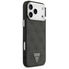 iPhone 17 Pro Max Guess - Hardcase 4G Triangle Logo MagSafe (GUHMP17XP4TSRCMK) - Fekete tok