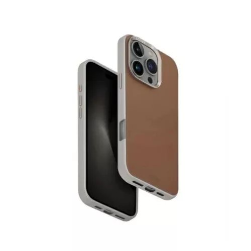 Uniq Lyden DS iPhone 16 Pro 6.3" Magclick Töltő Tok Karamell/Karamell-Ivory tok