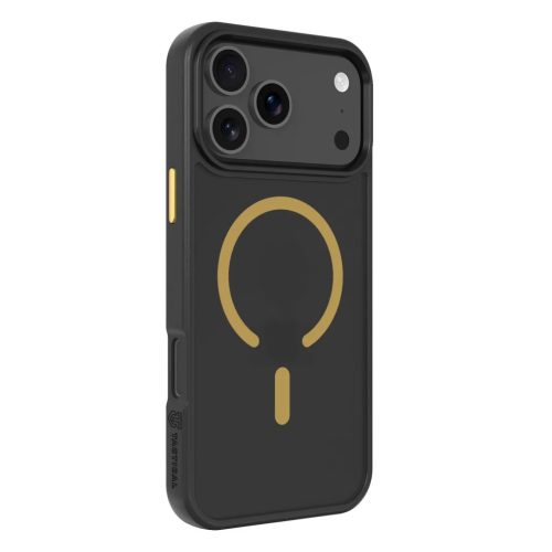 iPhone 17 Pro Max Fekete/Sárga Tactical MagForce Hyperstealth 2.0 tok