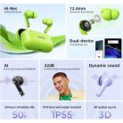 Realme Buds T200, Havas Fehér, Vezeték nélküli fülhallgató