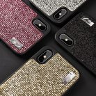 Iphone XS MAX BAG flitteres tok arany