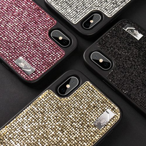 Iphone XS MAX BAG flitteres tok arany