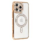 iPhone 17 Pro Max Arany Bling Magsafe tok