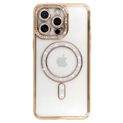 iPhone 17 Pro Max Arany Bling Magsafe tok