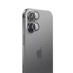   iPhone 16/16 Plus Benks edzett üveg Glass Warrior kamera lencsevédő (2 darab lencse) szürke üvegfólia