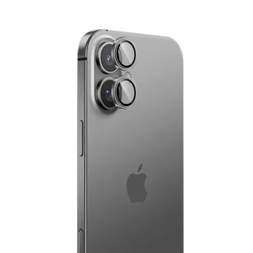 iPhone 16/16 Plus Benks edzett üveg Glass Warrior kamera lencsevédő (2 darab lencse) szürke üvegfólia