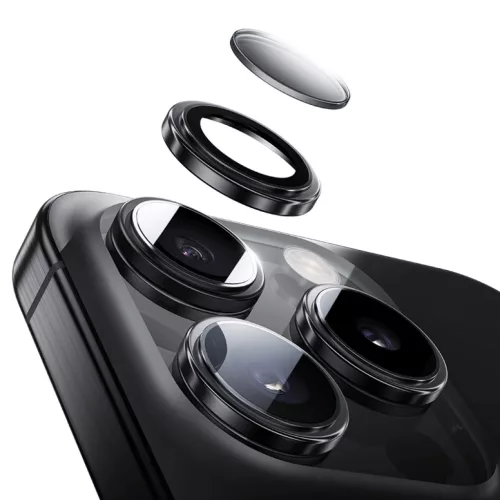 iPhone 16/16 Plus Benks edzett üveg Glass Warrior kamera lencsevédő (2 darab lencse) szürke üvegfólia