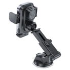 Telefon 4.7-6.9" Acefast Autós tartó vezeték nélküli töltéssel (D53) - Mágneses rögzítés, műszerfalra, szélvédőre, 15W - Fekete