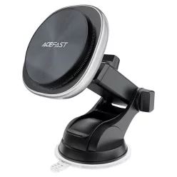   Autós tartó Acefast - Vezeték nélküli töltéssel (D42) - műszerfalhoz, mágneses rögzítés, USB-C, 15W, 4.7 - 6.9" telefonokhoz - Ezüst