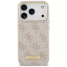 iPhone 17 Pro Guess 4G Logo Plate MagSafe tok Rózsaszín