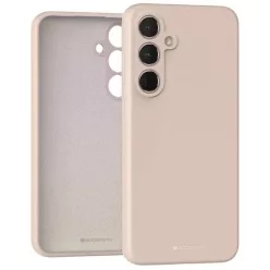   Samsung Galaxy A35 tok, Mercury Silicone tok, rózsaszín homok