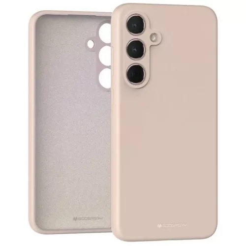 Samsung Galaxy A35 tok, Mercury Silicone tok, rózsaszín homok