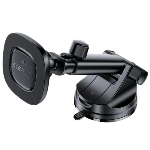 Autó tartó Acefast D47 Vezeték nélküli töltéssel - Műszerfalra, Mágneses Rögzítés, Rögzítő Klip, 15W, 4.7-6.9" Telefonokhoz - Fekete