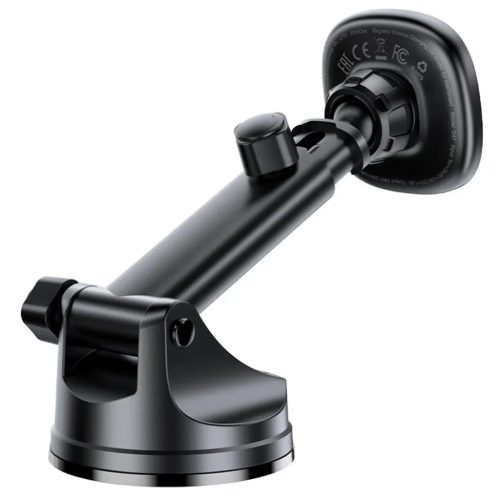 Autó tartó Acefast D47 Vezeték nélküli töltéssel - Műszerfalra, Mágneses Rögzítés, Rögzítő Klip, 15W, 4.7-6.9" Telefonokhoz - Fekete