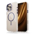 iPhone 17 Pro Max tok Átlátszó Vékony Mag tok kék