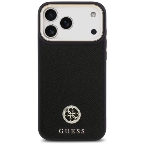iPhone 17 Pro Max Fekete Guess Hardcase 4G (GUHMP17XPGCRMDEK) tok