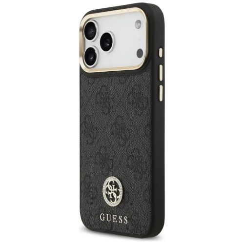 Apple iPhone 17 Pro Max Guess - Hardcase 4G (GUHMP17XP4GRMDEK) - Fekete tok