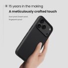 Apple iPhone 17 Pro Max fekete Nillkin Super Frosted PRO hátlap tok