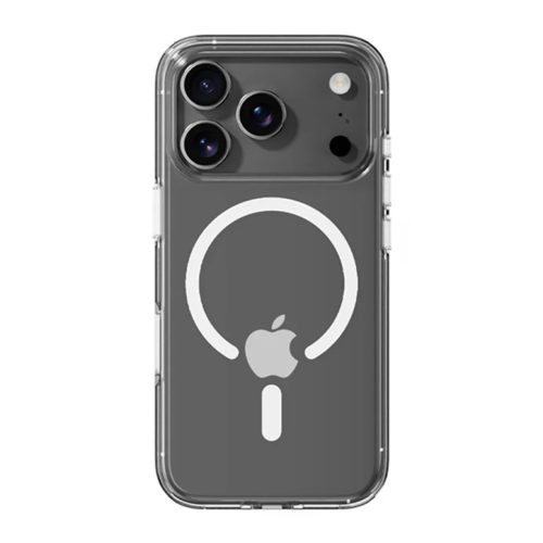 Iphone 17 Pro Max átlátszó Rock Crystal Shield Series mágneses tok