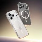 Iphone 17 Pro Max átlátszó Rock Crystal Shield Series mágneses tok