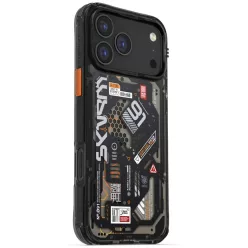   iPhone 17 Pro Max Skinarma Spectra mágneses töltő fekete tok