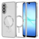 Samsung Galaxy A17 5G Silver Techsuit - Luxury Crystal MagSafe tok