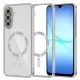 Samsung Galaxy A17 5G Silver Techsuit - Luxury Crystal MagSafe tok