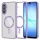 Samsung Galaxy A17 5G Light Purple Techsuit - Luxury Crystal MagSafe tok