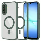Samsung Galaxy A17 5G Deep Green Techsuit - Luxury Crystal MagSafe tok