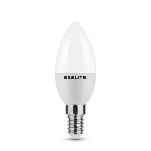 Asalite LED Izzó C37 gyertya E14 6W 6500K (510 lumen)